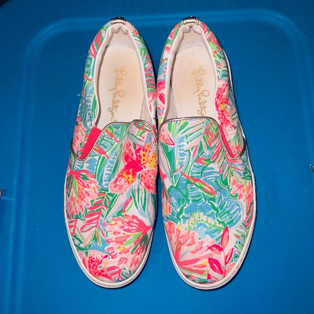 Lilly Pulitzer Julie sneakers size 9 VGUC